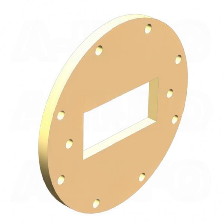 Фланец волноводный A-INFO 284-APF284C_Cu