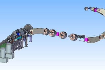 Канал транспортировки ионов между двумя синхротронами ускорительного комплекса NICA введён в действие