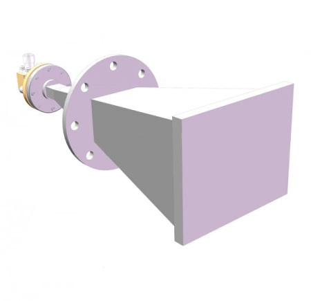 Антенна рупорная со стандартным усилением A-INFO LB-22-25-C2-2.4FSPO