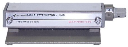 Ручной аттенюатор Keysight (Agilent) 8494A, 4 ГГц, 11 дБ, шаг 1 дБ