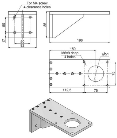Кронштейн Standa 2AB200-8MR190