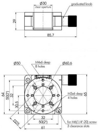 Платформа поворотная Standa 7R150E-30