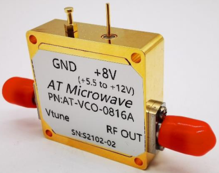 Генератор управляемый напряжением коаксиальный Atmicrowave AT-VCO-0816A