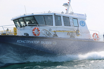 «ОКЕАНПРИБОР» провел испытания многоцелевого скоростного судна повышенной мореходности