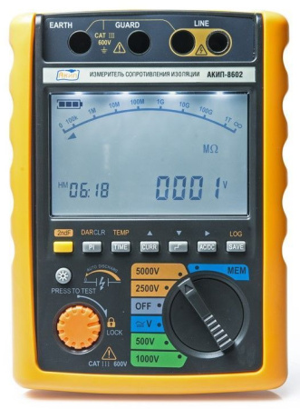 Измеритель сопротивления изоляции АКИП-8604 Измеритель сопротивления изоляции АКИП-8604