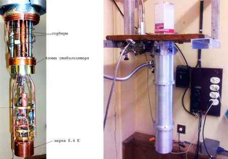 Портативный криостат растворения Janis для исследований в области сверхнизких температур